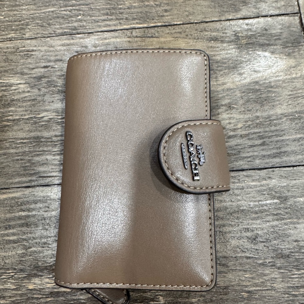 Coach Tan Leather Wallet